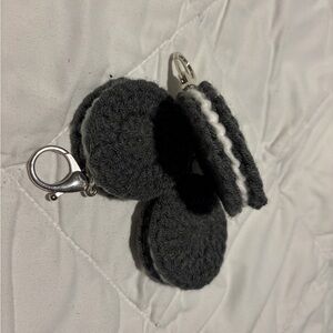 Crochet Oreo Keychain